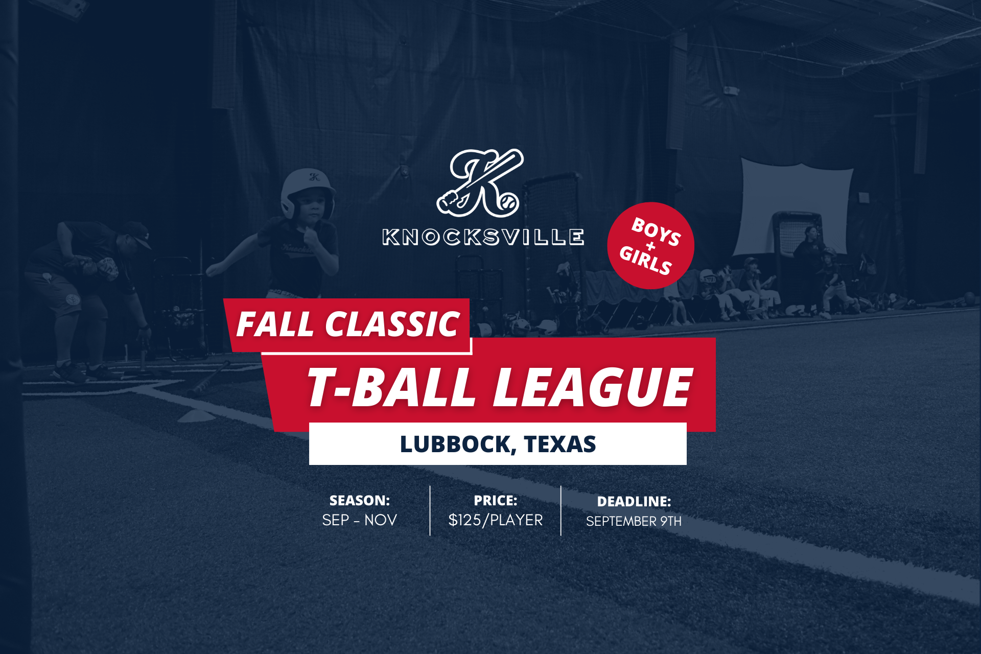 Fall Classic TBall League at Knocksville Knocksville (806) 2242555